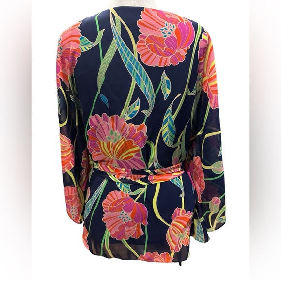 Trina Turk floral eye opener top size XS - Picture 4 of 14